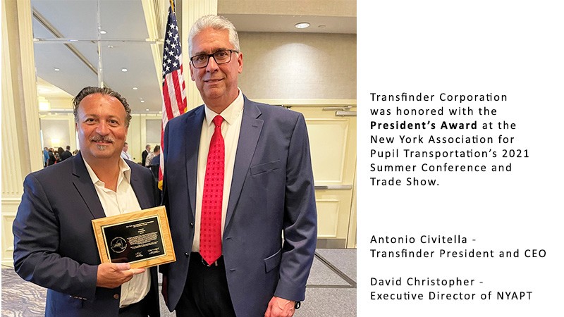 Transfinder Wins NYAPT’s President’s Award 