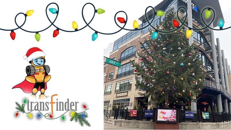 The Transfinder-sponsored Christmas Tree Makes Early Appearance