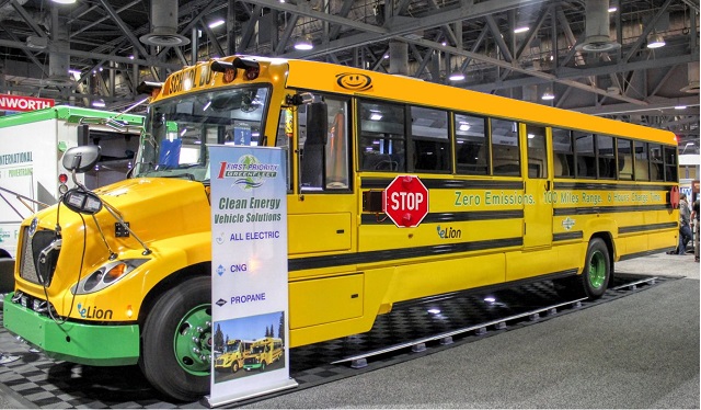 electric school bus