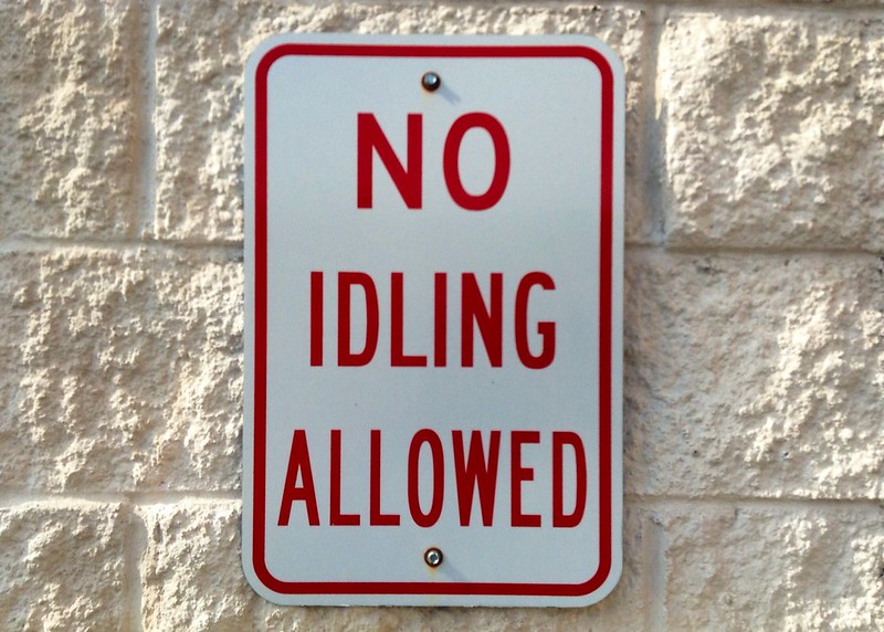 no idling allowed